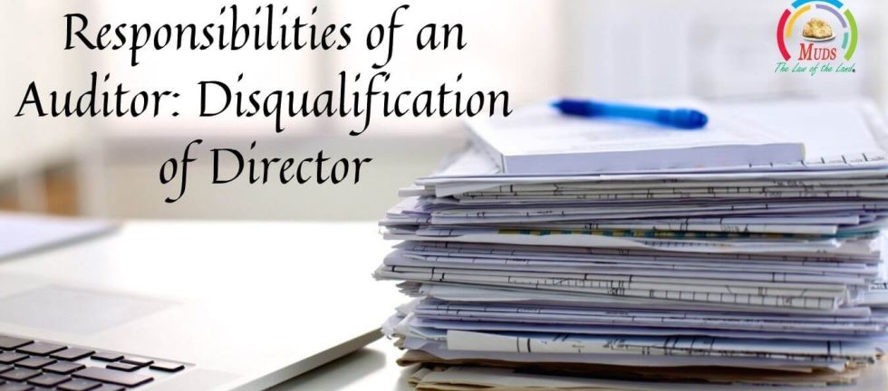 Responsibilities of an auditor