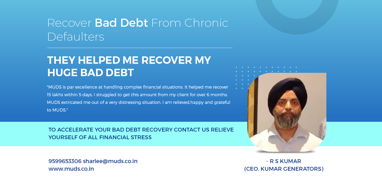 RS Kumar Testimonial